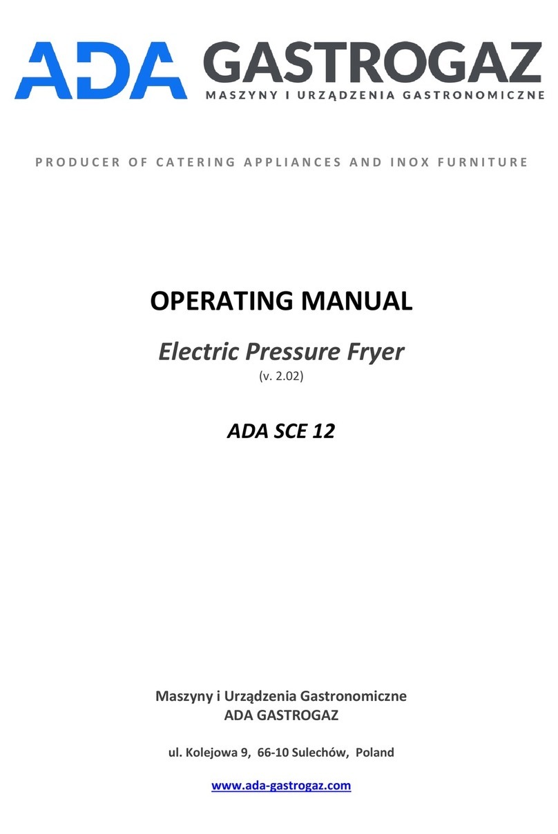 ADA GASTROGAZ ADA SCE 12 operating manual