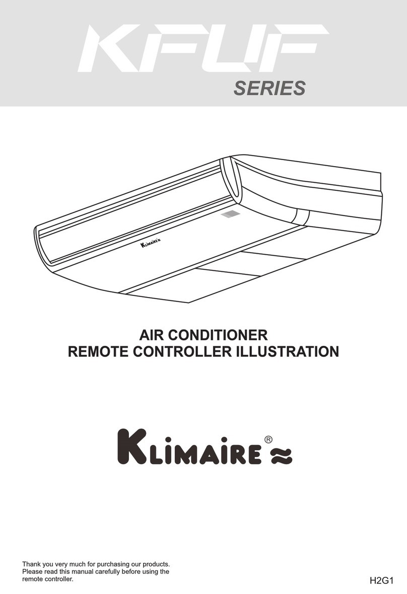 Klimaire Kluf Series manual
