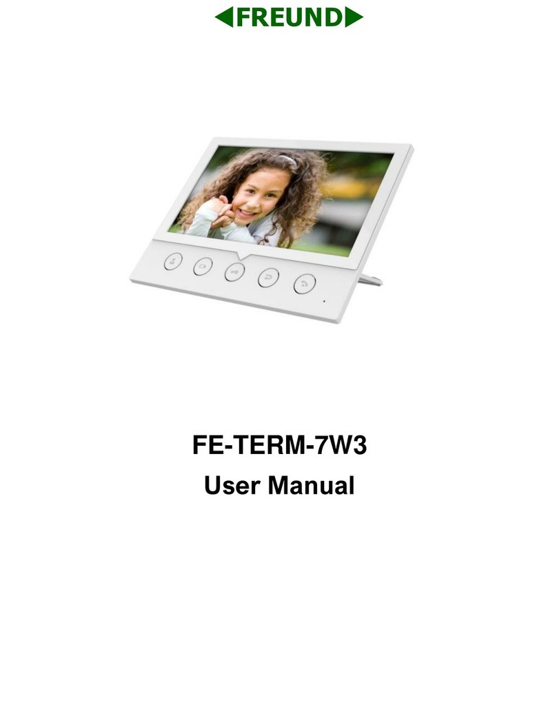 Freund FE-TERM-7W3 user manual