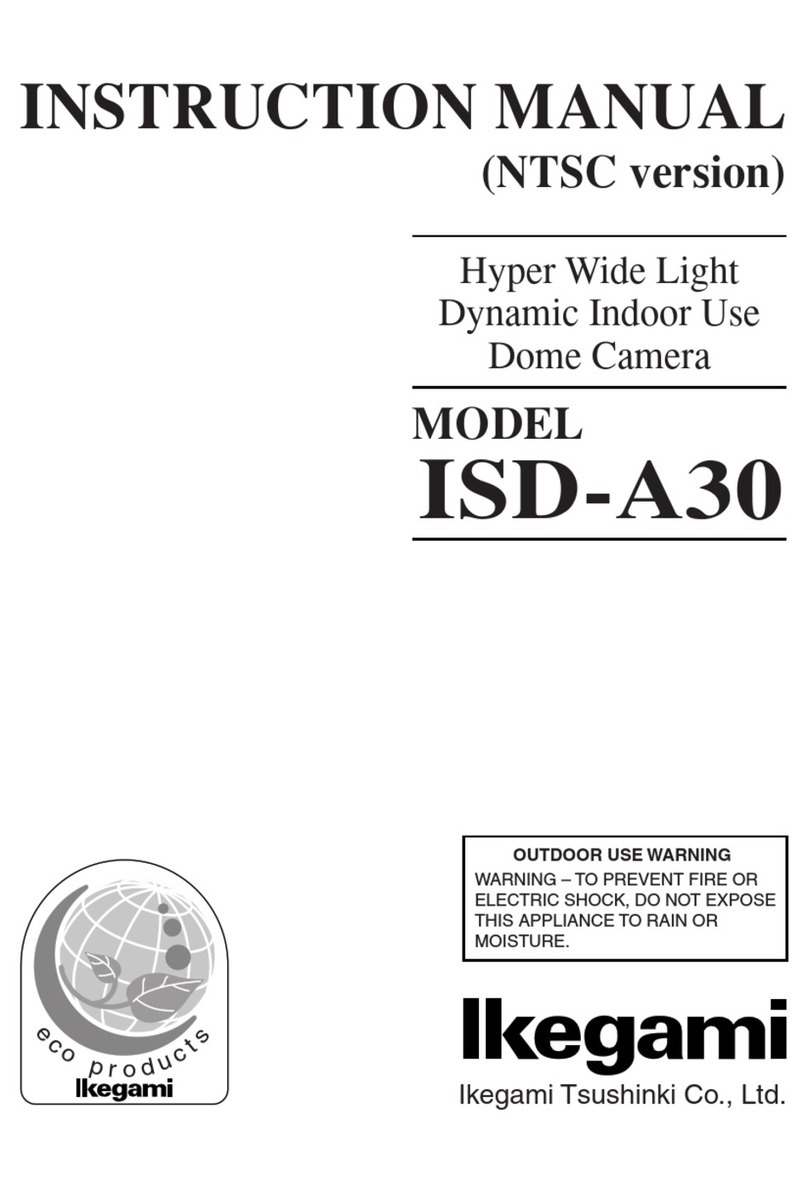 Ikegami ISD-A30 User manual