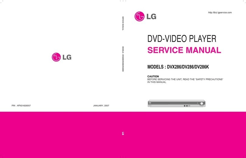 LG DVX286 Service manual