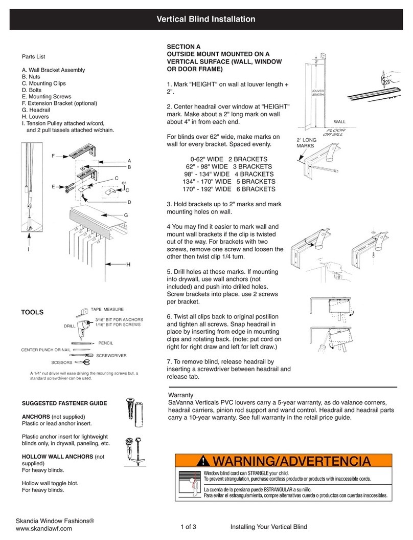 skandia Vertical Blinds Installation