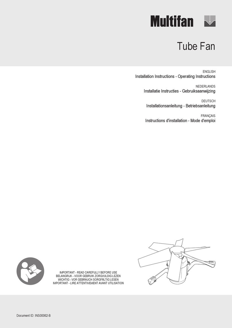 Multifan VP0024 Parts list manual