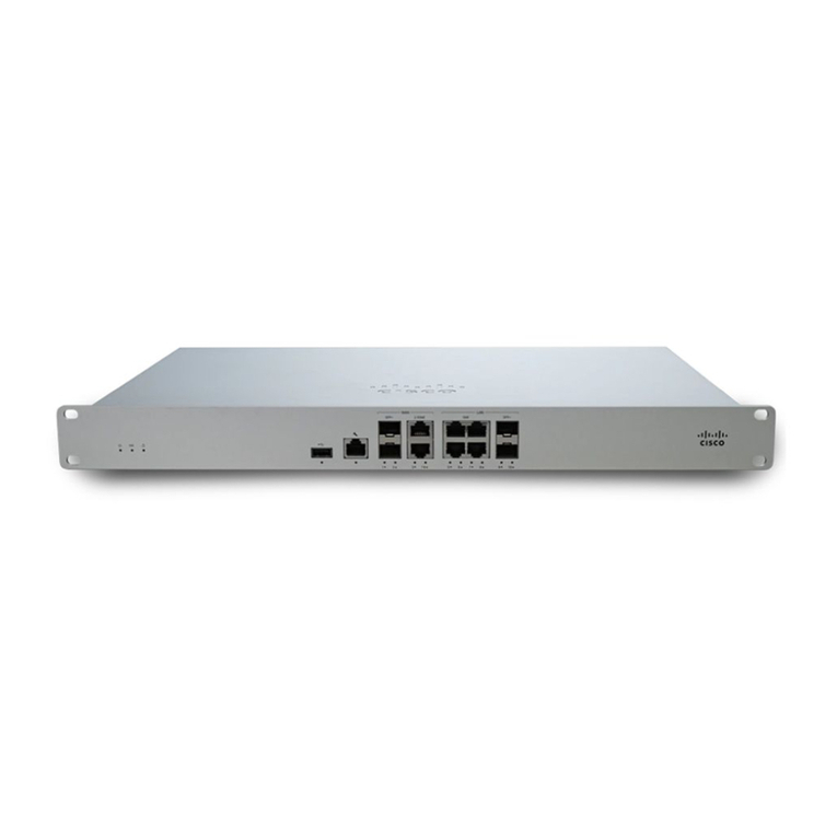 Cisco Meraki MX95 Series Manual