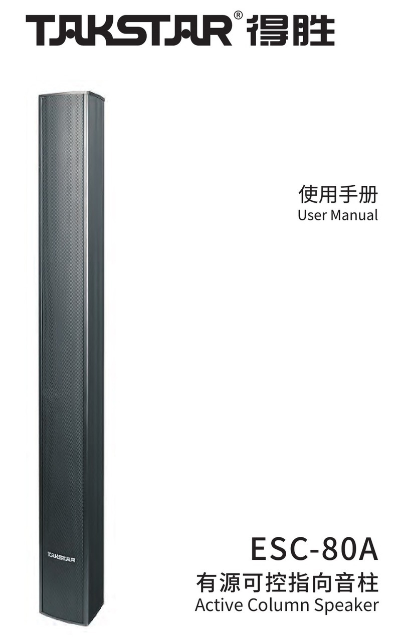Takstar ESC-80A user manual