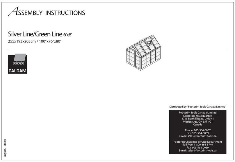Palram Silver line Assembly instructions Palram Silver line Assembly instructions