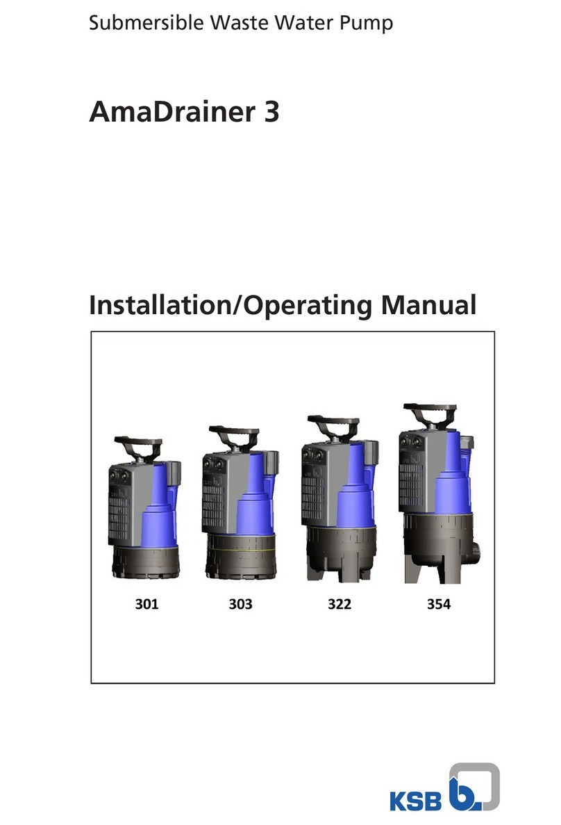 KSB AmaDrainer 3 Installation instructions