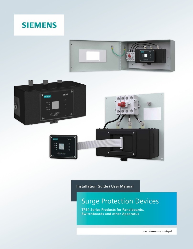 Siemens TPS4 Series Installation guide & user manual