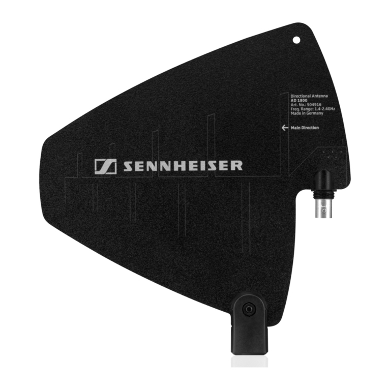 Sennheiser AD 1800 User manual