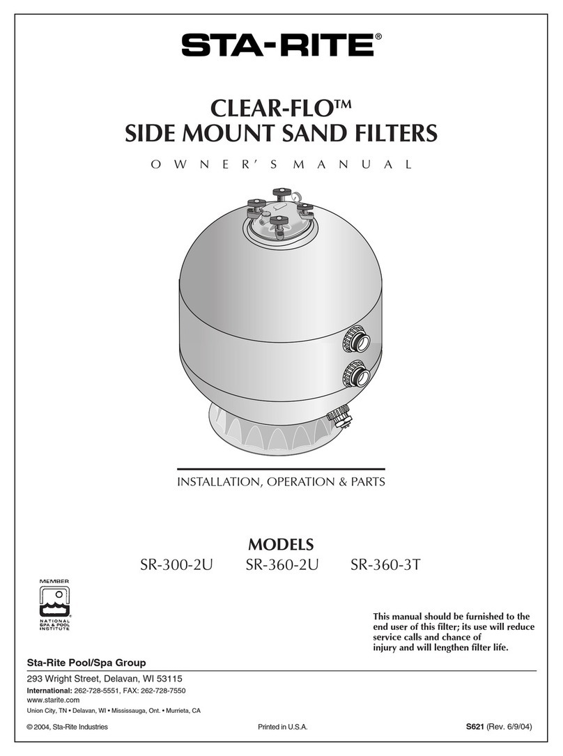 STA-RITE CLEAR-FLO SR-300-2U Guide