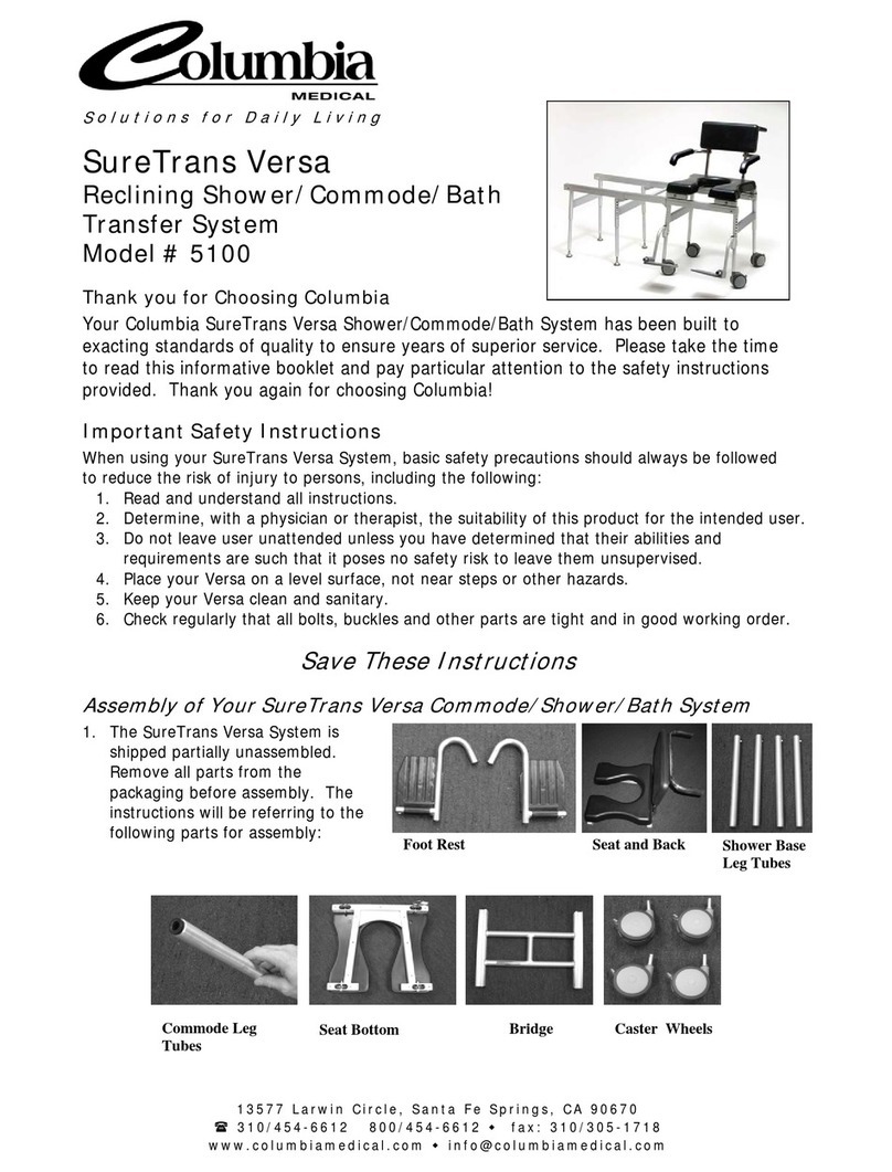 Columbia Medical SureTrans Versa 5100 manual