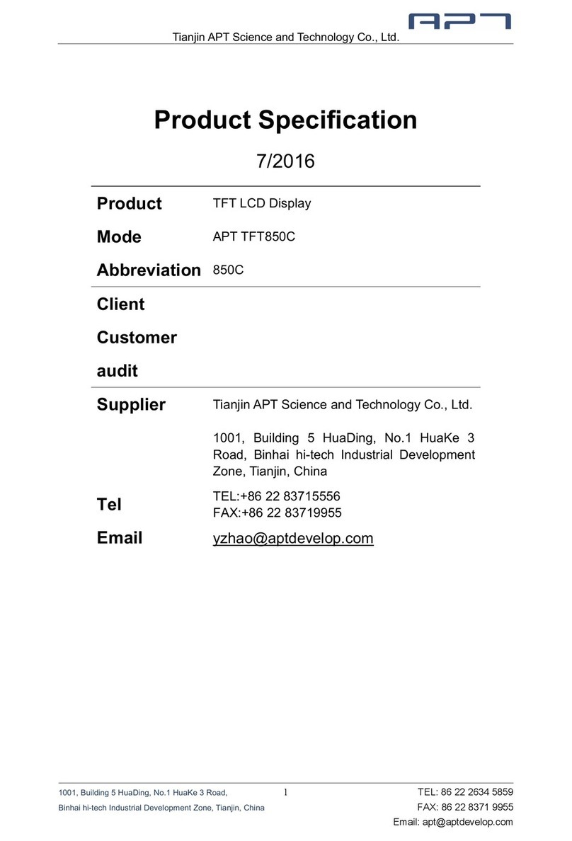 APT 850C Owner's manual