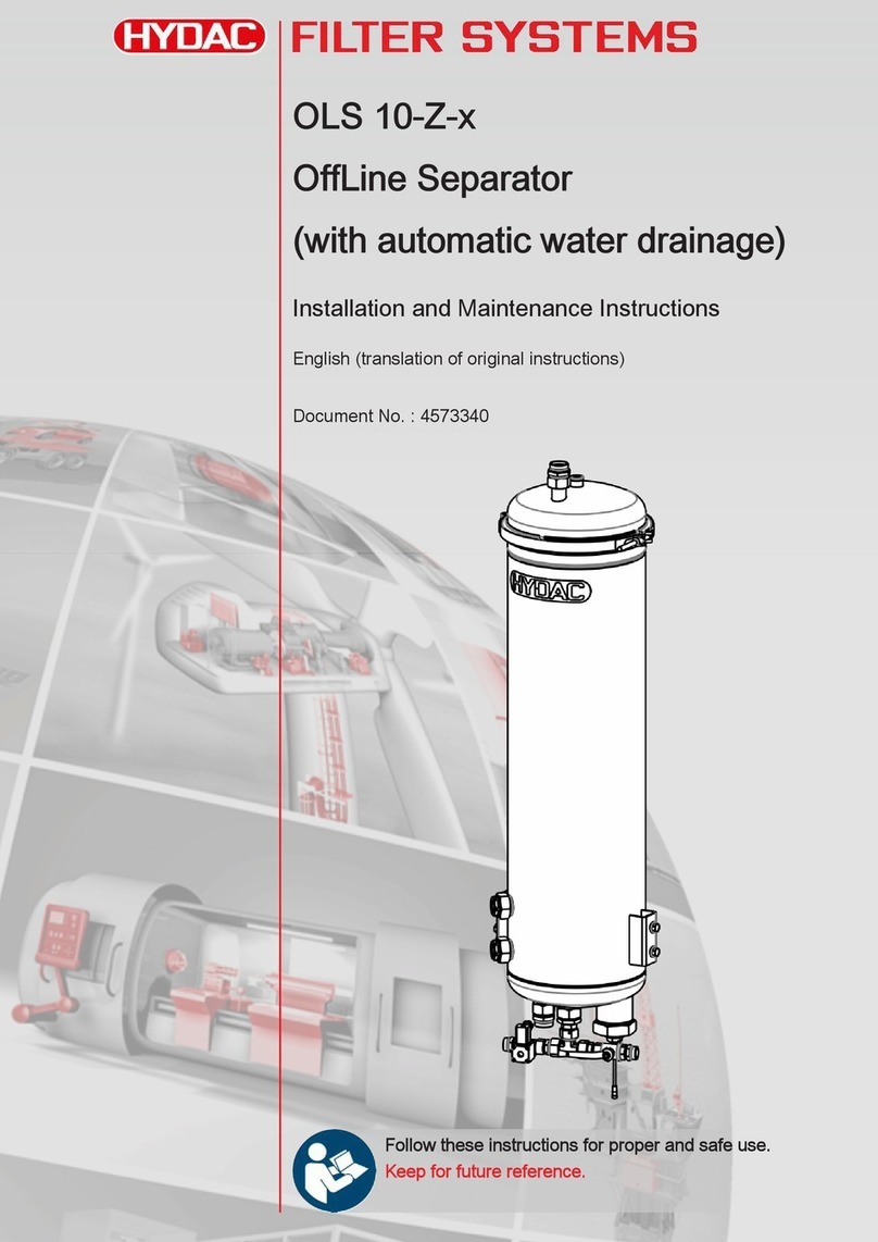 Hydac OLS 10-Z Series User manual