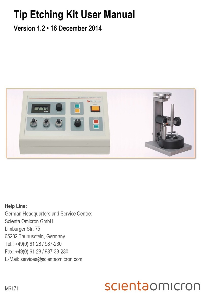 Omicron Tip Etching Kit User manual