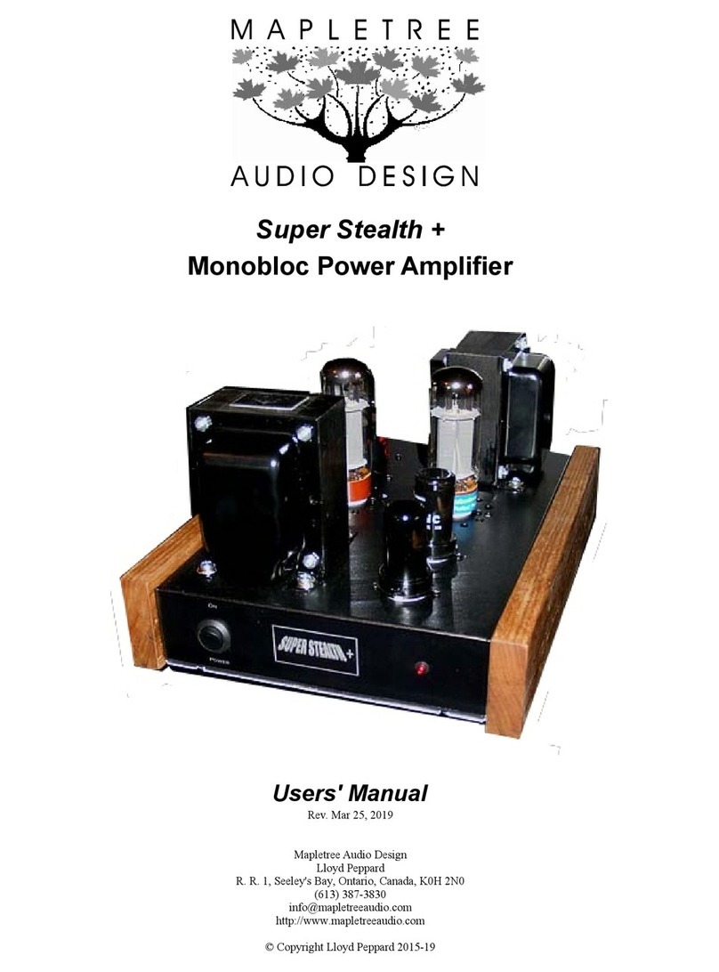 Mapletree Super Stealth + User manual