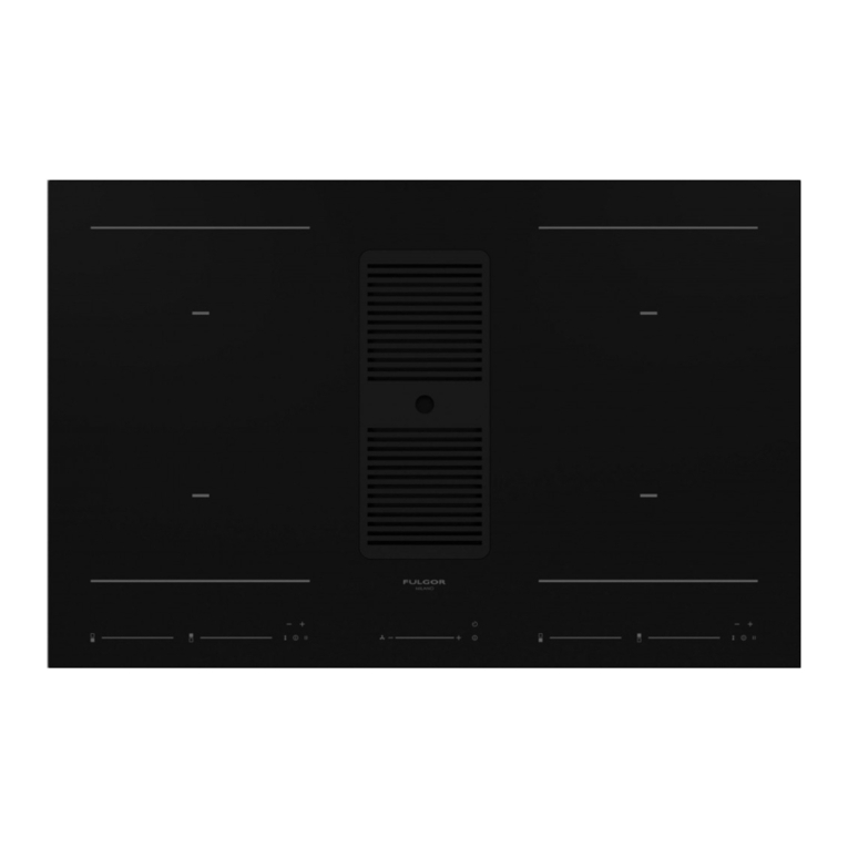 Fulgor Milano FCLHD 8041 HID TS BK Instructions for installation and use