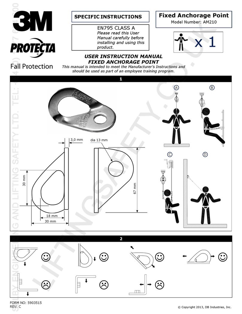 DB Industries 3M PROTECTA AM210 Operator's manual