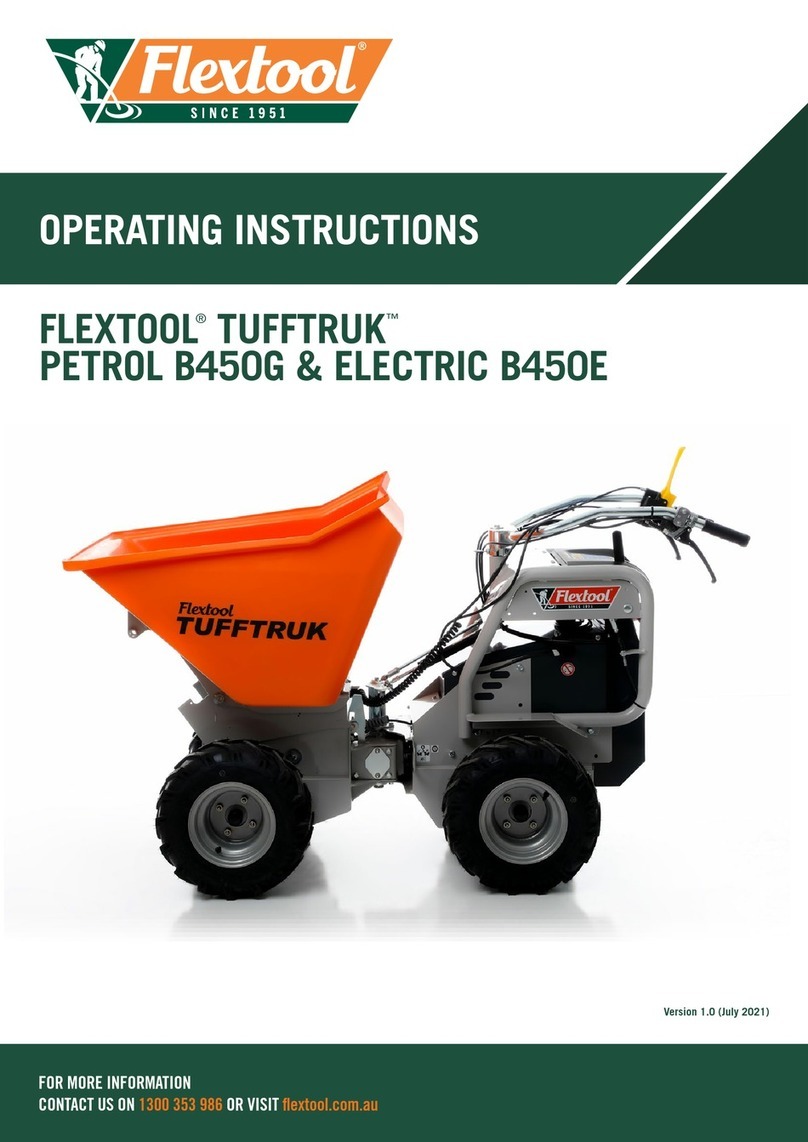 Flextool TUFFTRUK B450G operating instructions