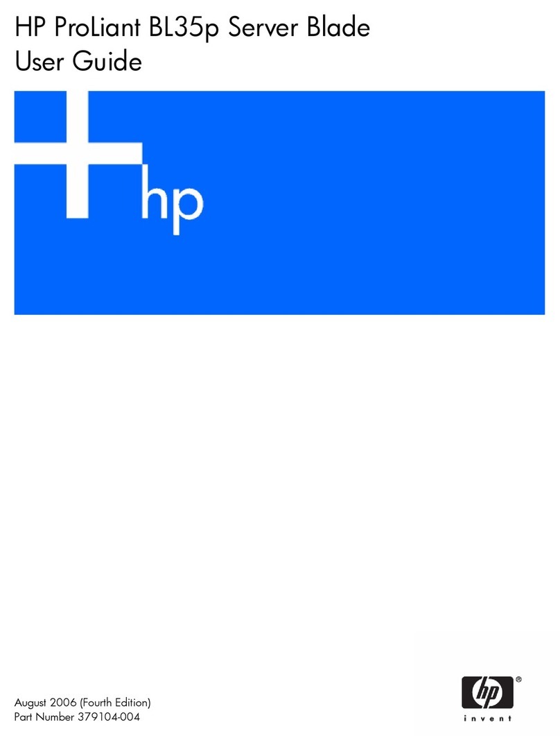 HP BL35p - ProLiant - 2 GB RAM User manual