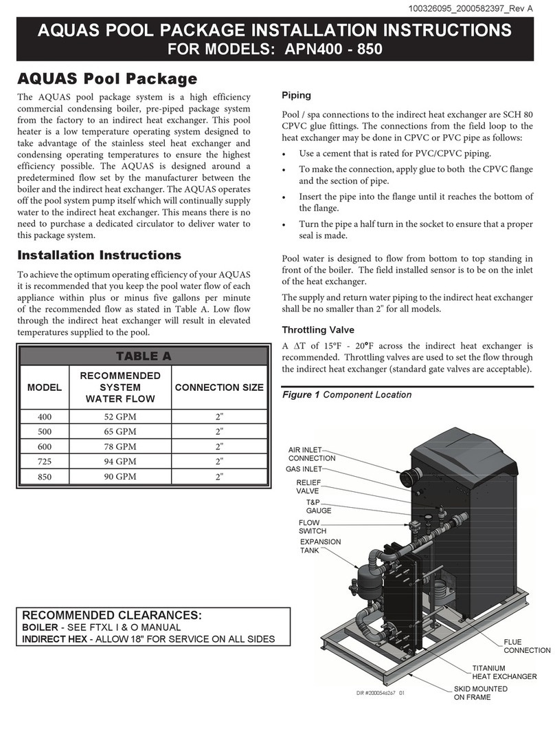 Lochinvar AQUAS APN400 installation instructions