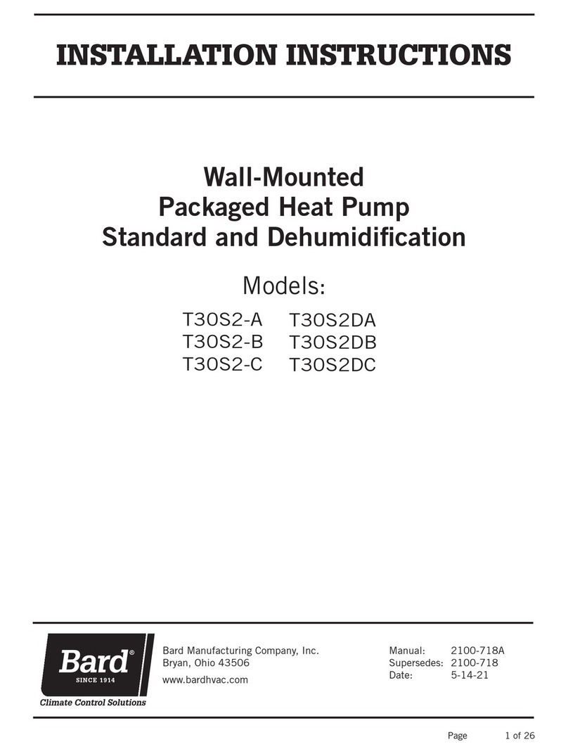 Bard T30S2-A installation instructions