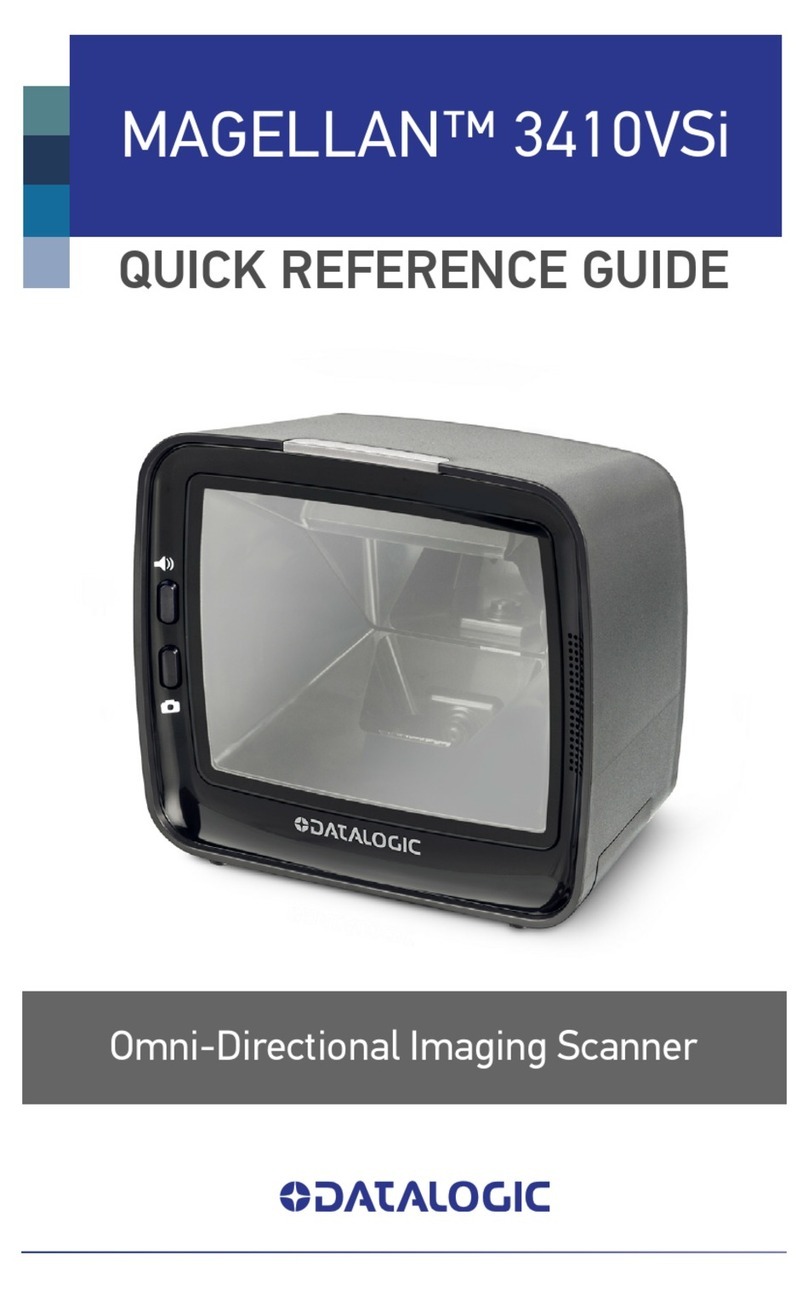 Datalogic MAGELLAN 3410VSi Quick reference guide