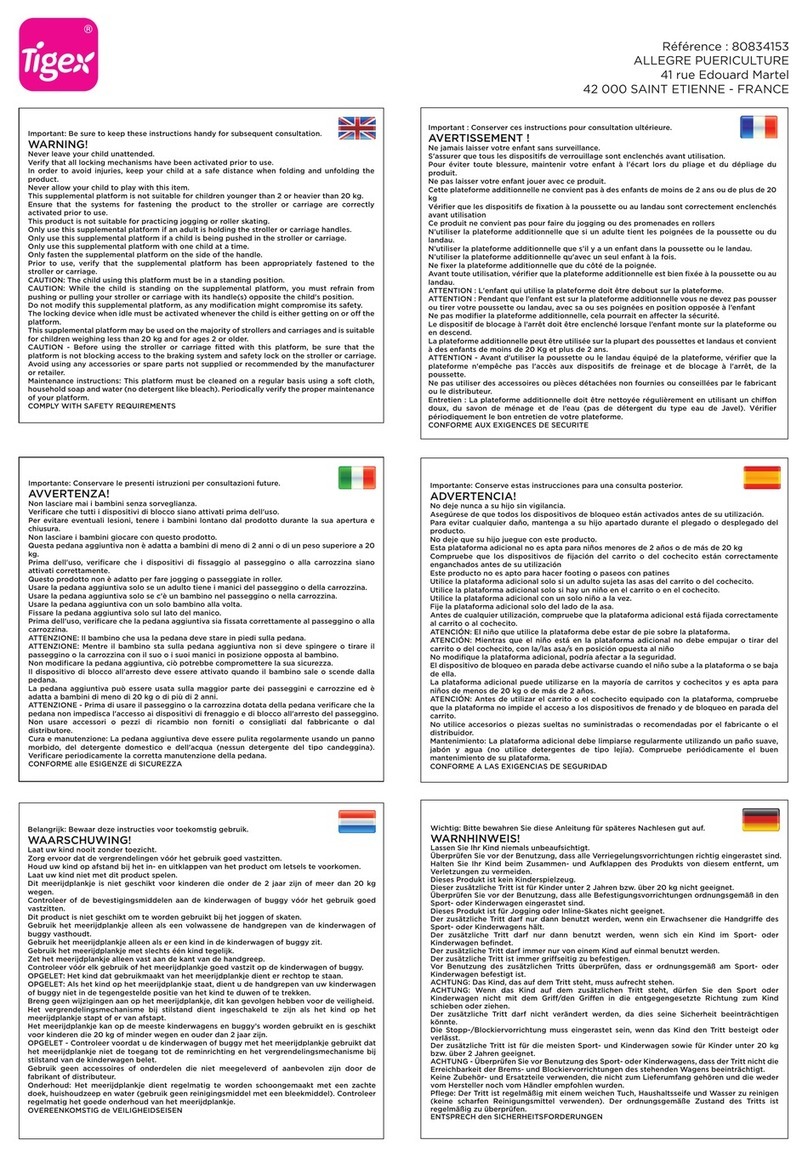 TIGEX 80834153 manual TIGEX 80834153 manual