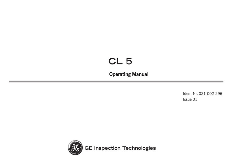 GE CL 5 User manual