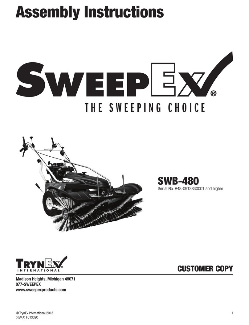 Trynex SweepEx SWB-480 Assembly instructions