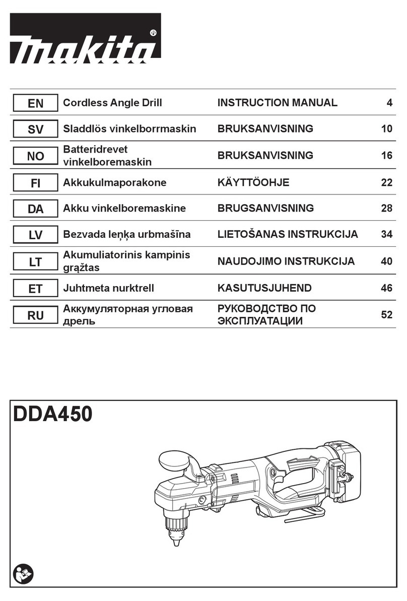 Makita DDA450 User manual