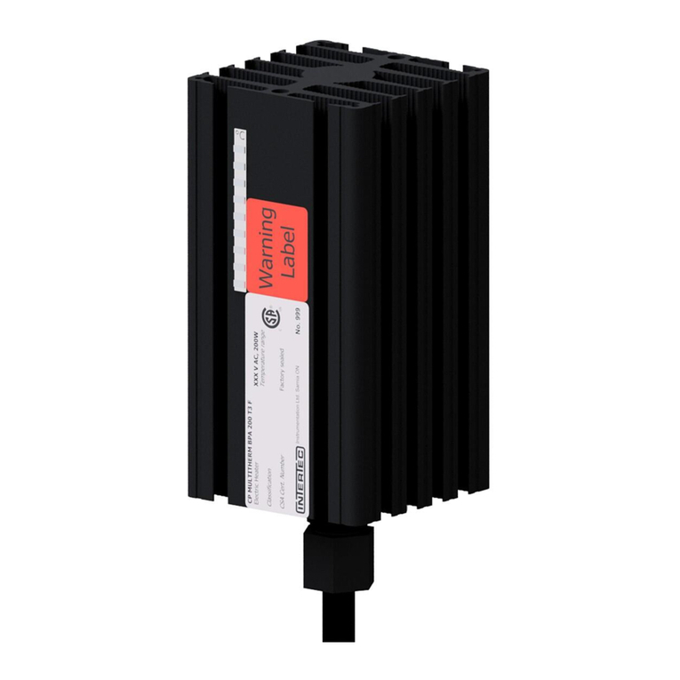 Intertec Data Systems CP MULTITHERM DC.A operating instructions