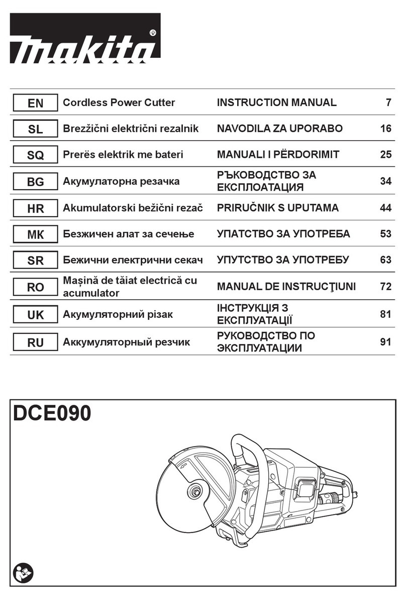 Makita DCE090 User manual