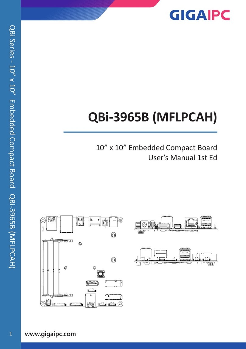 GIGAIPC QBi-3965B User manual