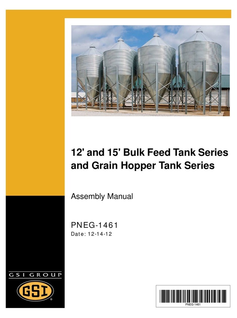 GSi Bulk Feed Tank Series User manual