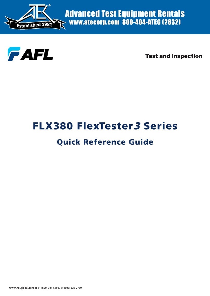 AFL FlexTester 3 User manual