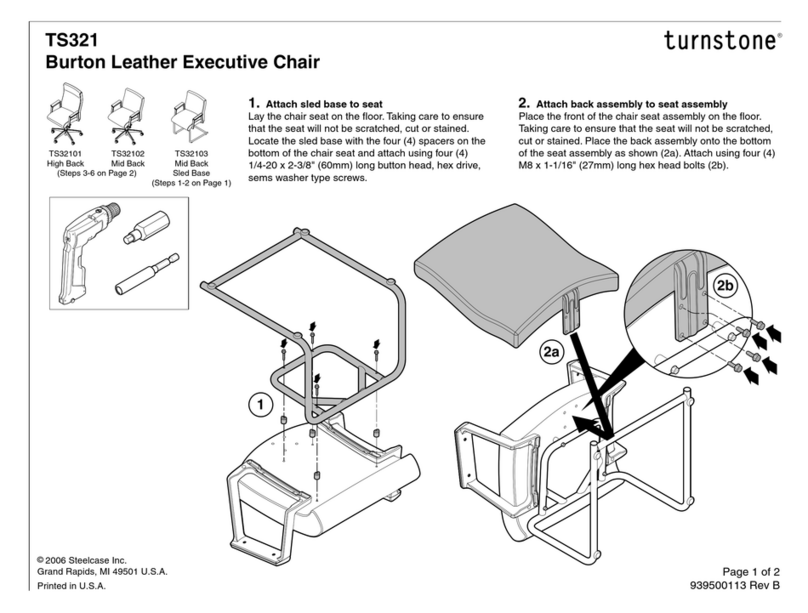 Steelcase Turnstone TS321 User manual Steelcase Turnstone TS321 User manual