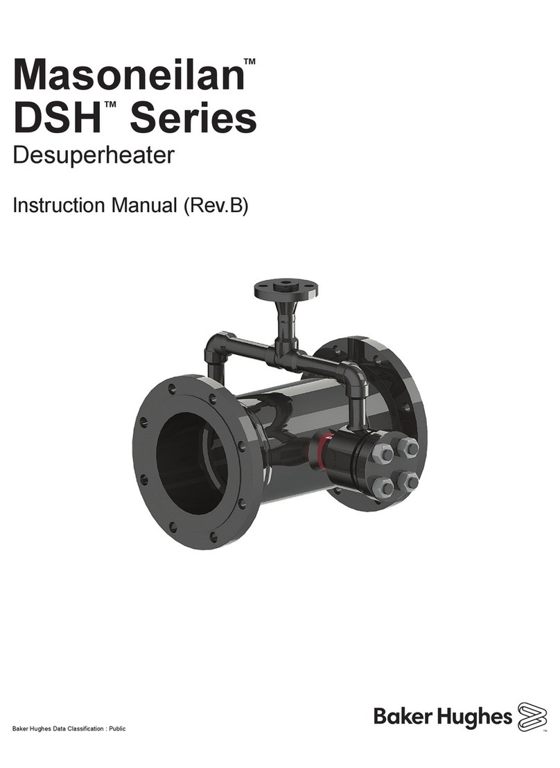 Baker Hughes Masoneilan DSH Series instruction manual