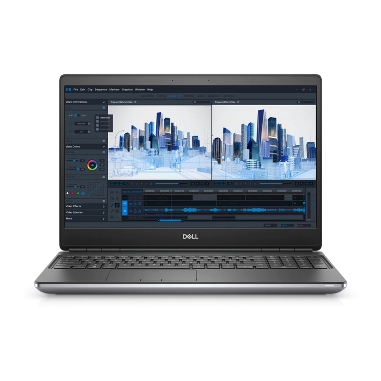 Dell Precision 7560 Setup and specifications