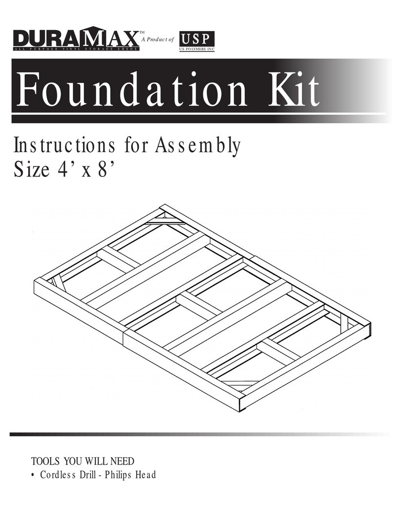 USP Duramax Foundation Kit Instructions for assembly
