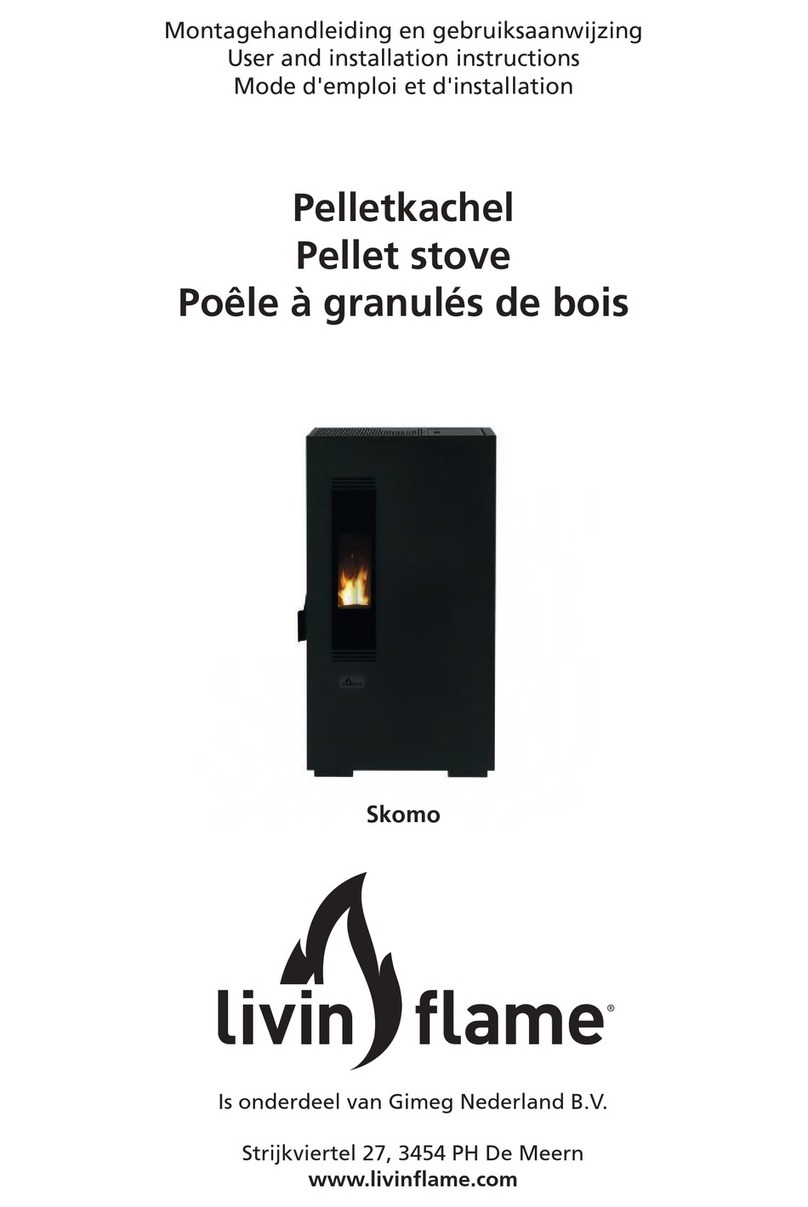 livin flame Skomo User and installation instructions