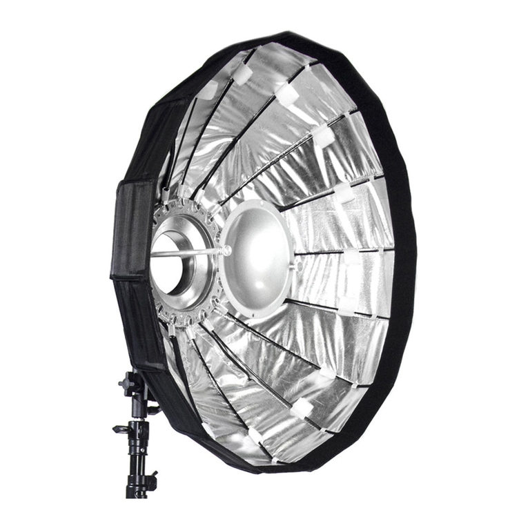 Savage MODMASTER COLLAPSIBLE FABRIC BEAUTY DISH Assembly & Usage Instructions Savage MODMASTER COLLAPSIBLE FABRIC BEAUTY DISH Assembly & Usage Instructions