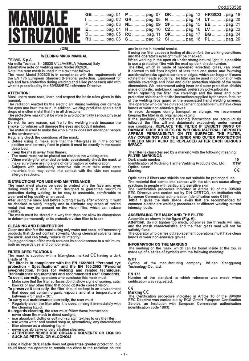 Telwin 802626 manual