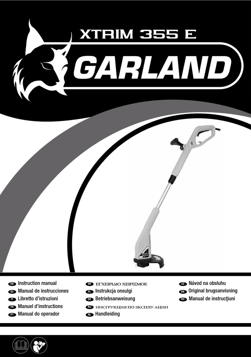 Garland XTRIM 355 E User manual