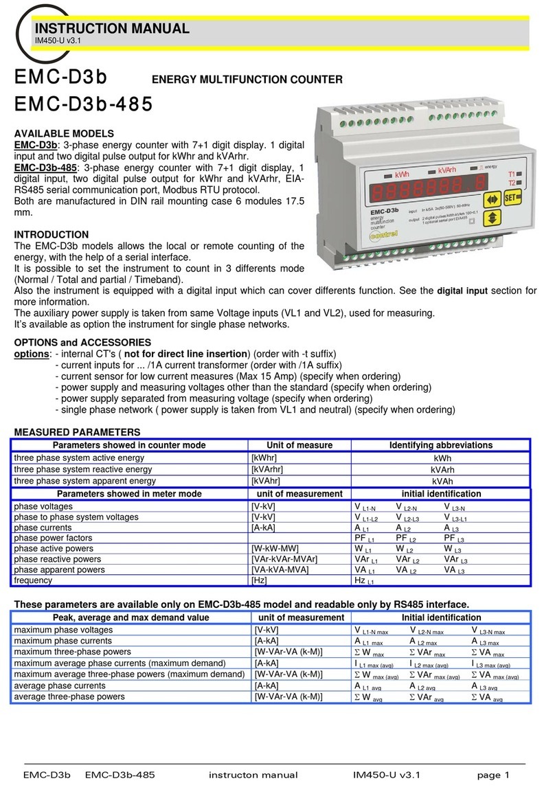 Contrel EMC-D3b instruction manual