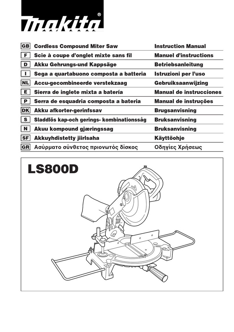 Makita LS800D User manual
