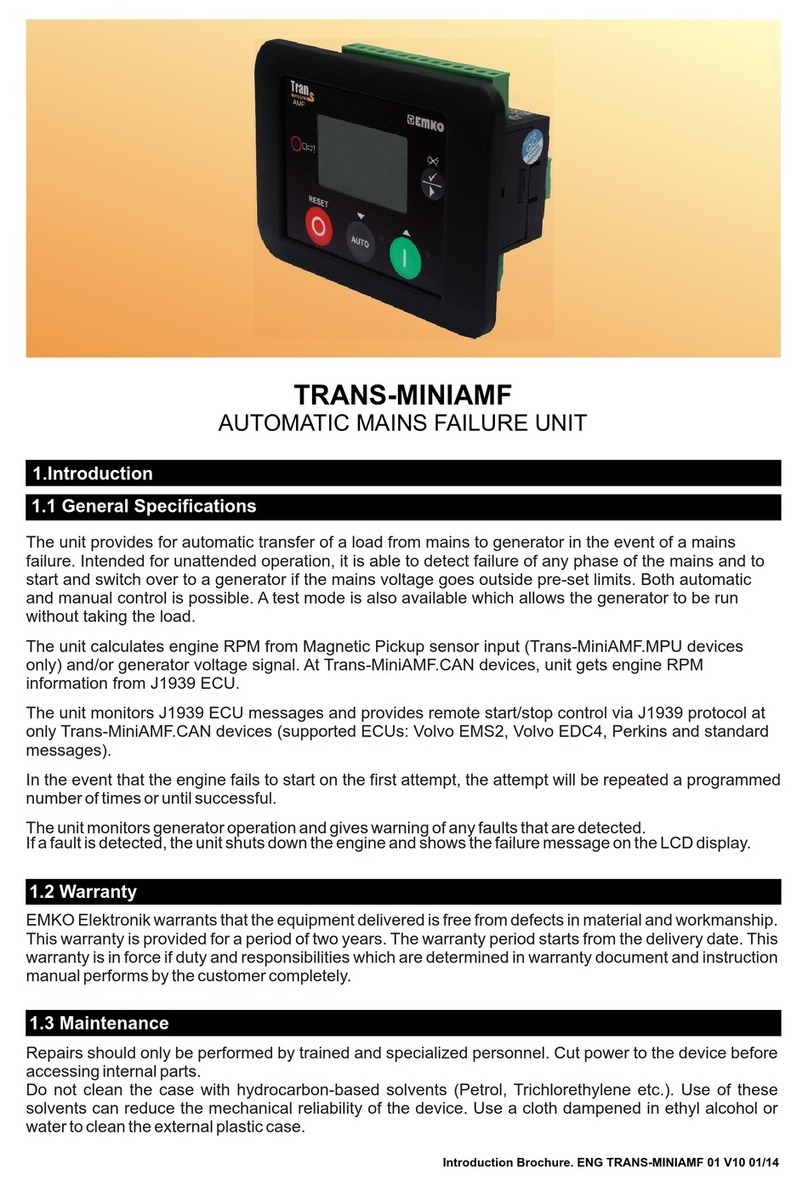EMKO TRANS-MINIAMF manual