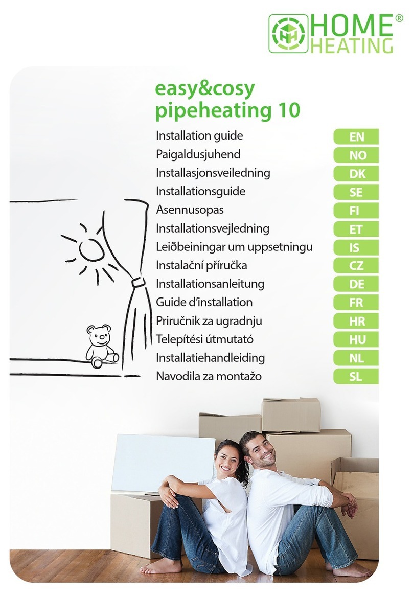 Home Heating easy&cosy pipeheating 10 installation guide