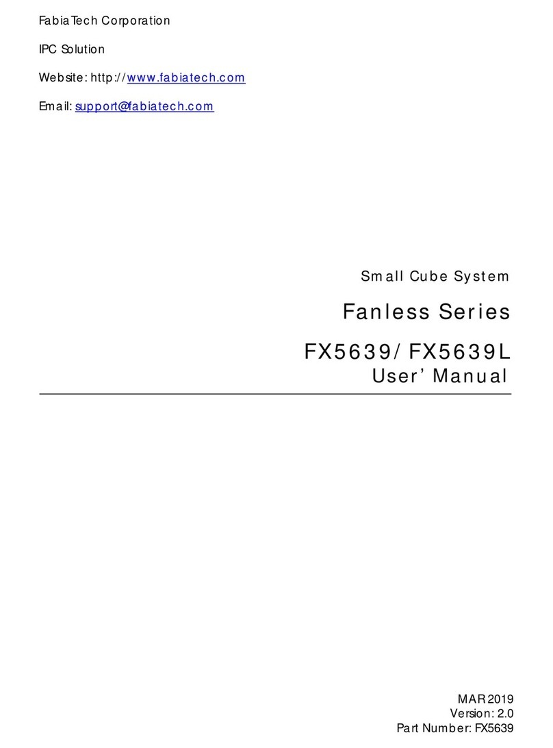 FabiaTech Fanless Series user manual