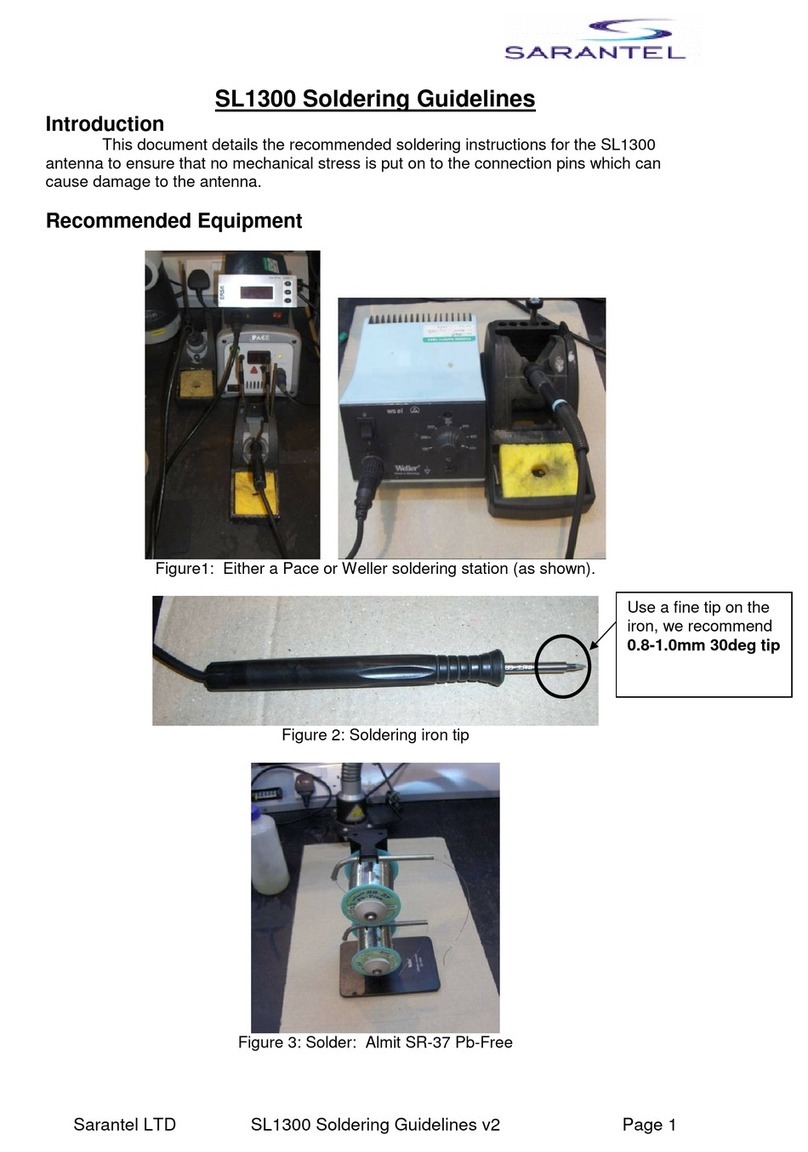 Sarantel SL1300 Soldering Guidelines