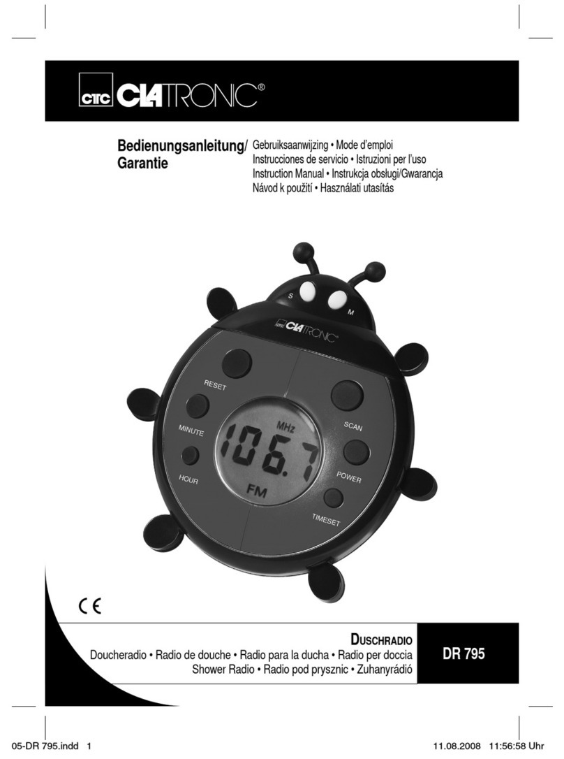 CTC Union Clatronic DR 795 User manual